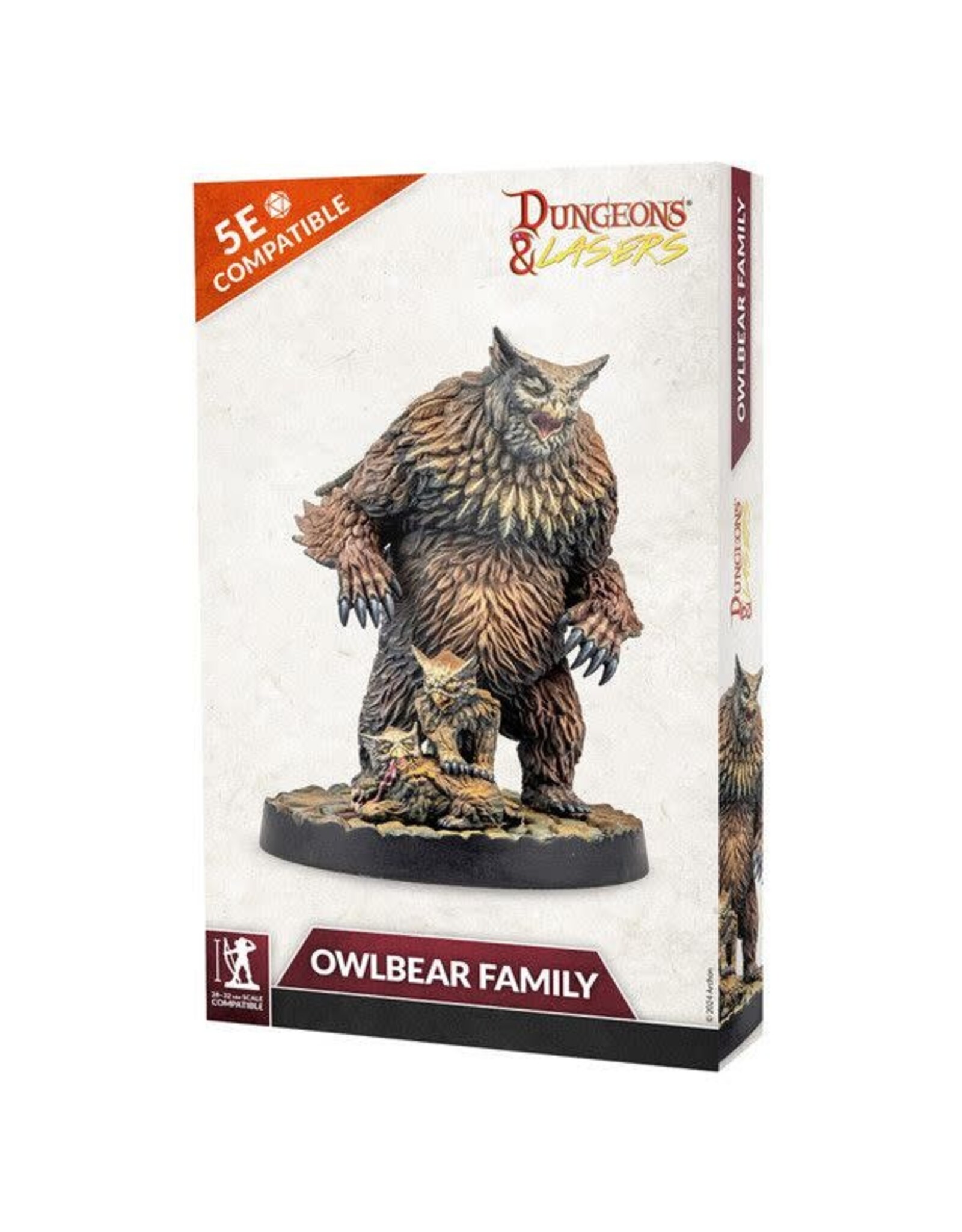 Dungeons & Lasers Owlbear Family