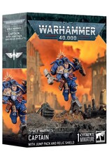Warhammer 40k Space Marine Captain w/Jump Pack & Relic Shield