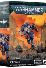 Warhammer 40k Space Marine Captain w/Jump Pack & Relic Shield