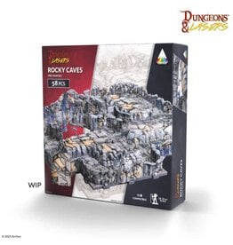 Dungeons & Lasers Rocky Caves Pre-Painted
