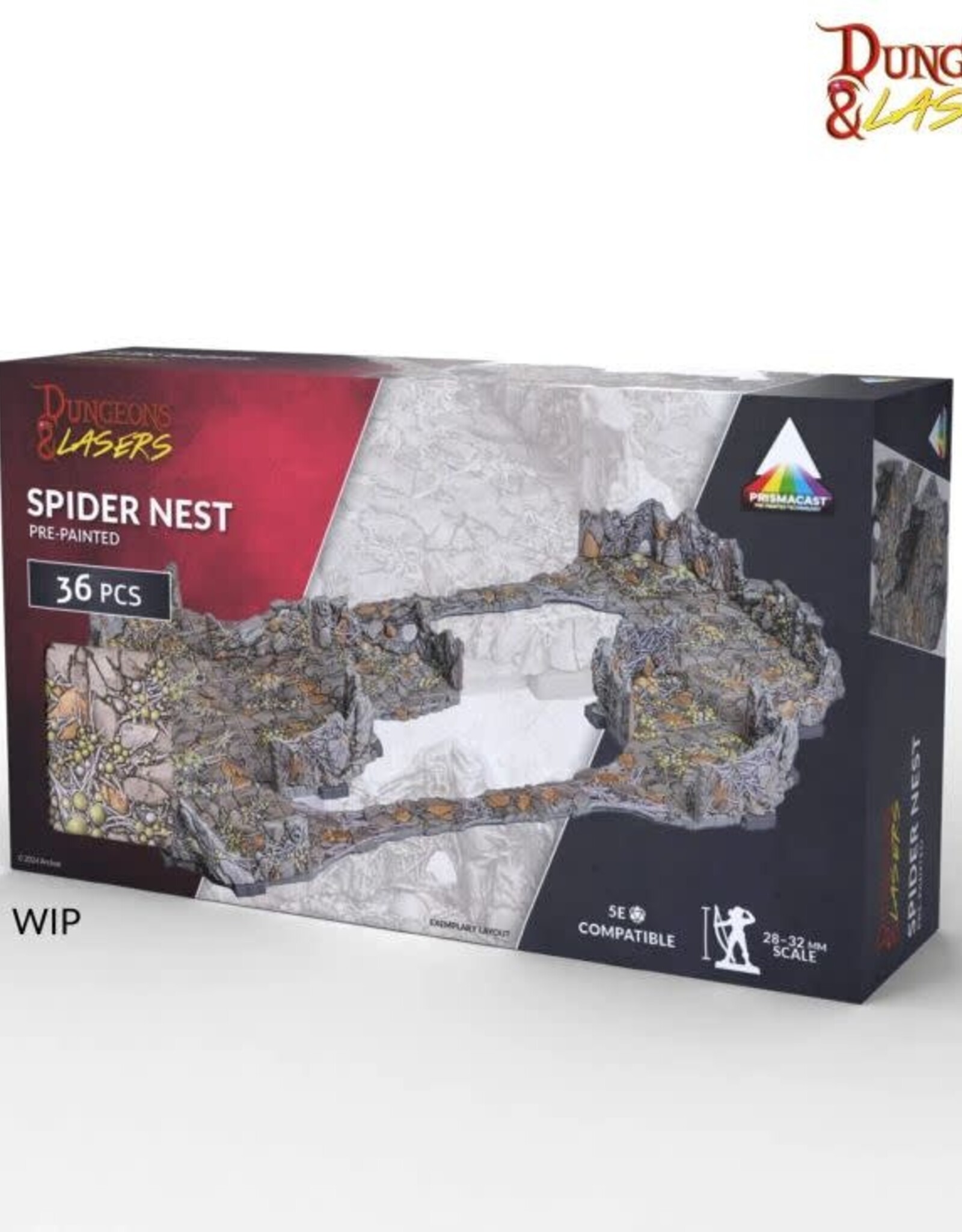 Dungeons & Lasers Spider Nest Pre-Painted