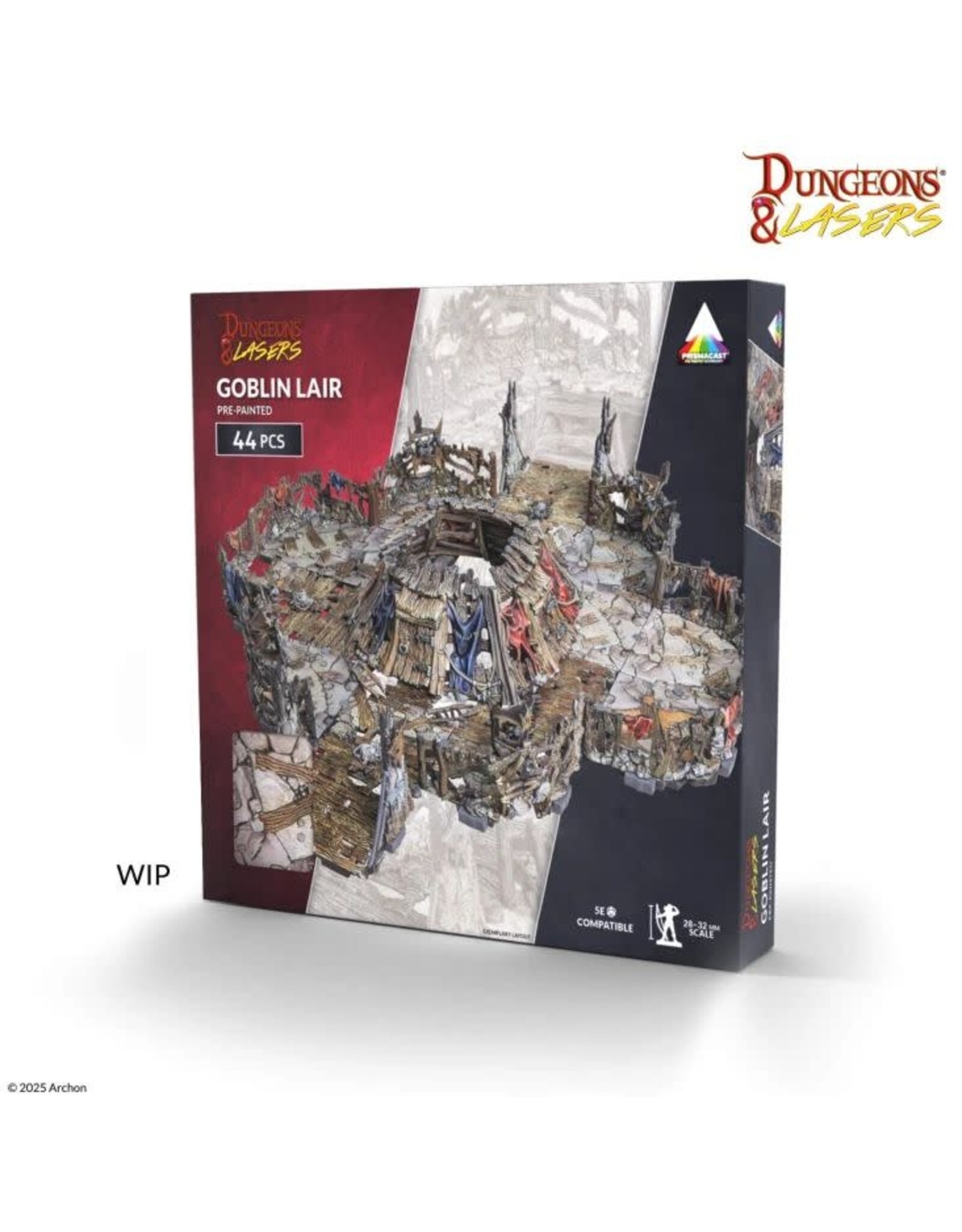 Dungeons & Lasers Goblin Lair Pre-Painted