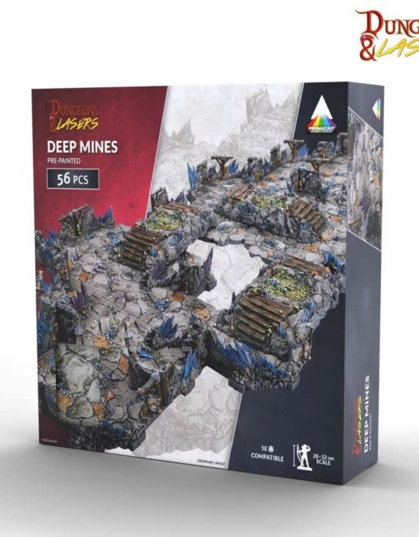 Dungeons & Lasers Deep Mines: Pre-Painted