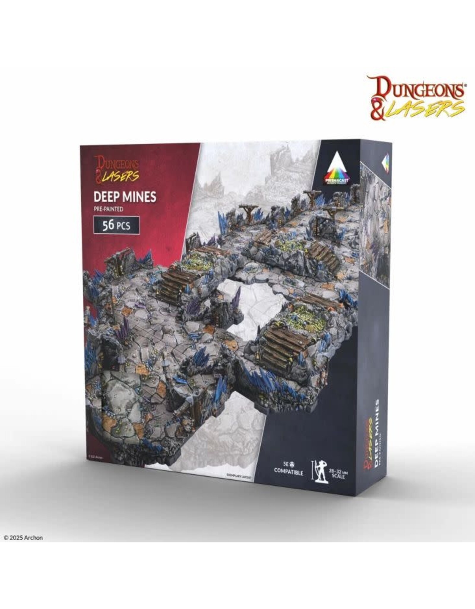 Dungeons & Lasers Deep Mines: Pre-Painted