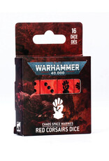 Warhammer 40k Red Corsairs Dice