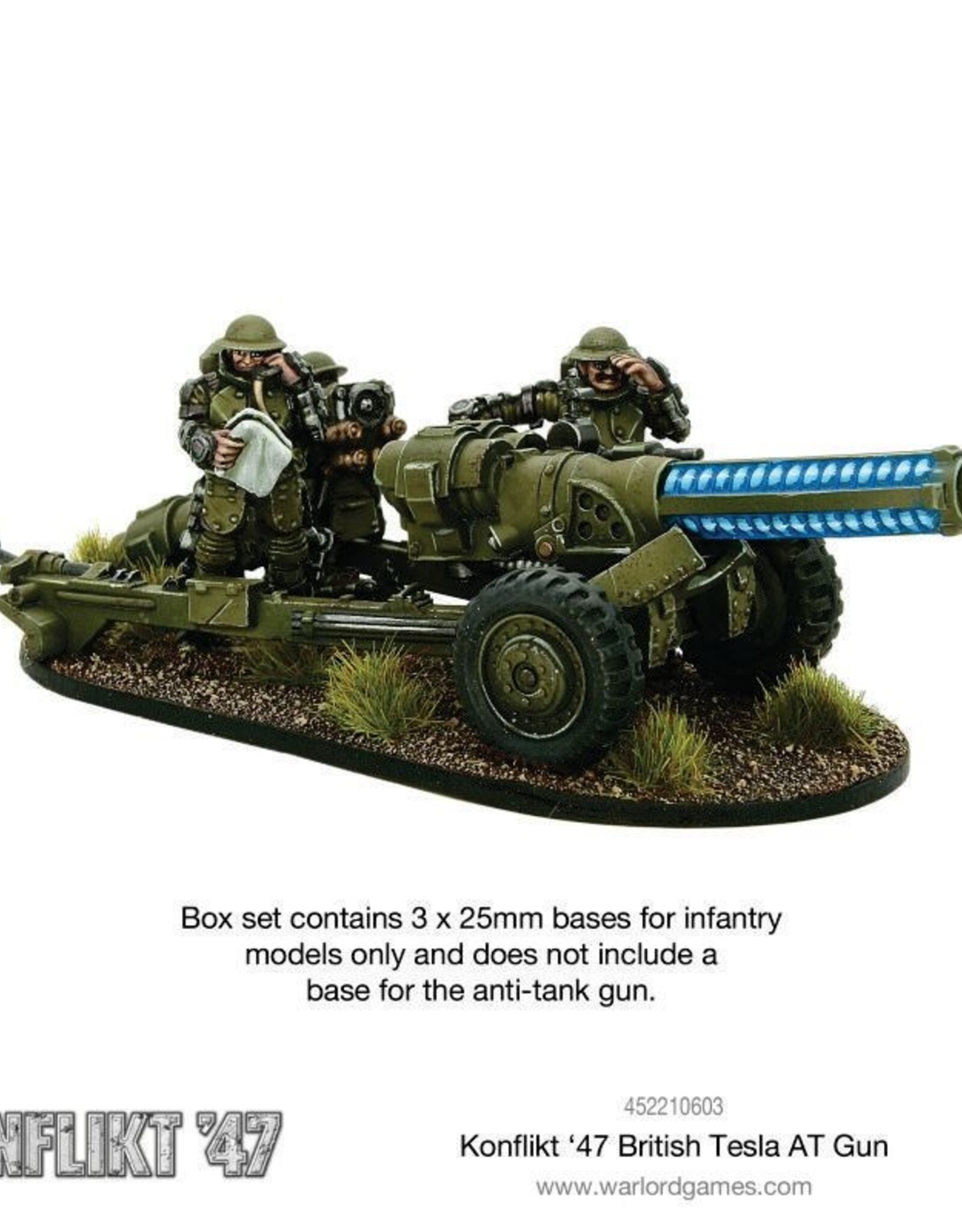 Konflikt '47 British Tesla AT gun