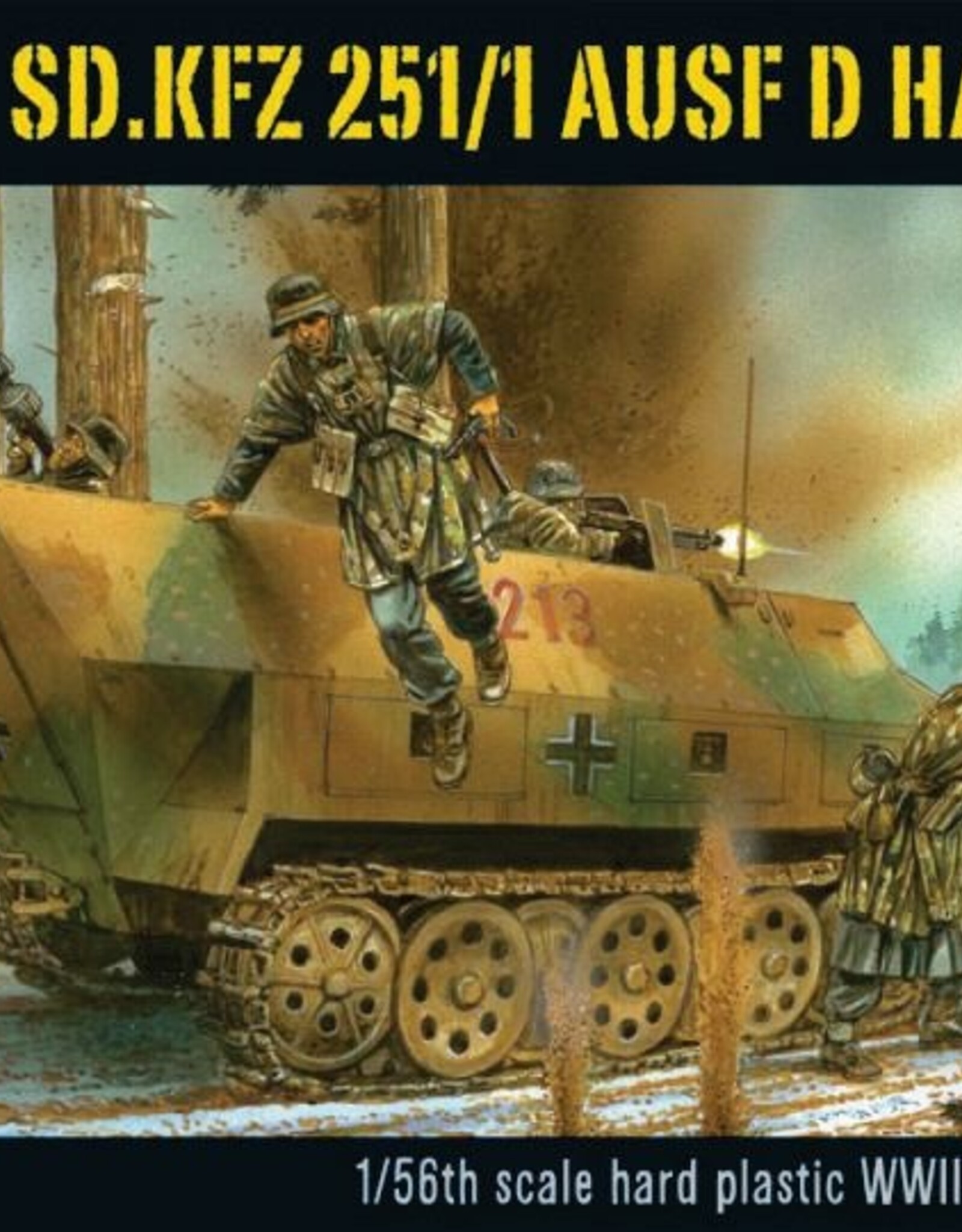 Bolt Action Sd.Kfz 251/1 ausf D Hanomag (plastic box set)