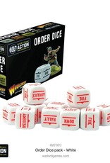 Bolt Action Order Dice White