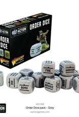 Bolt Action Order Dice Grey