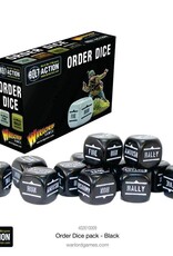 Bolt Action Order Dice Black