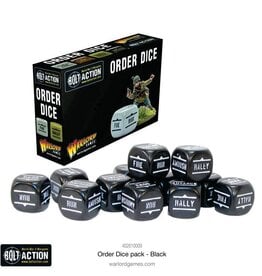 Bolt Action Order Dice Black