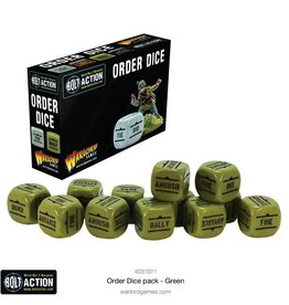 Bolt Action Order Dice Green