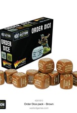 Bolt Action Order Dice Brown