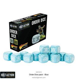 Bolt Action Order Dice Blue