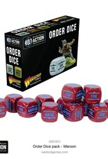 Bolt Action Order Dice Maroon