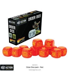 Bolt Action Order Dice Red