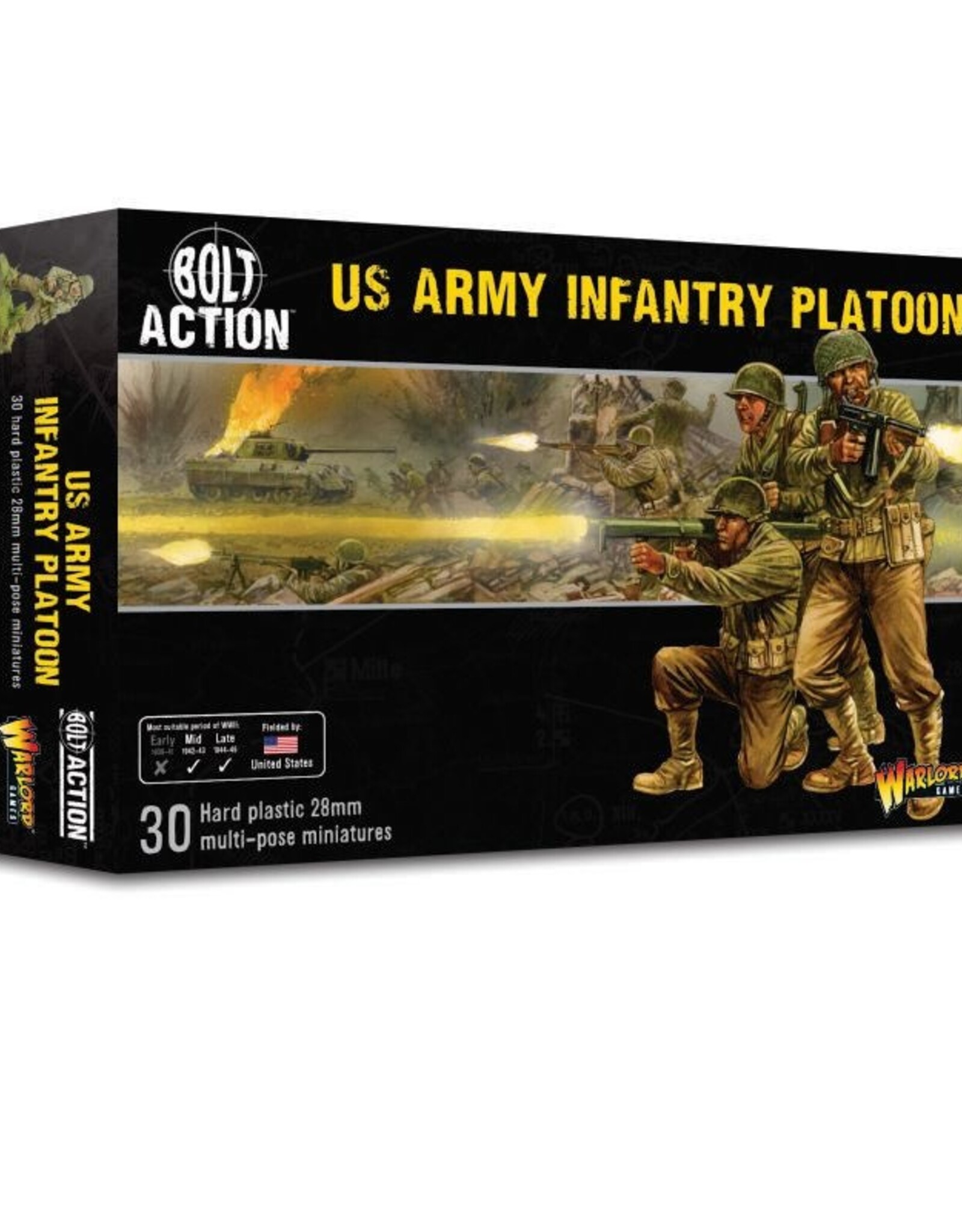 Bolt Action US Army Infantry Platoon