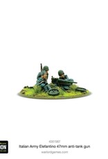Bolt Action Italian Army Elefantino 47mm Anti-Tank Gun