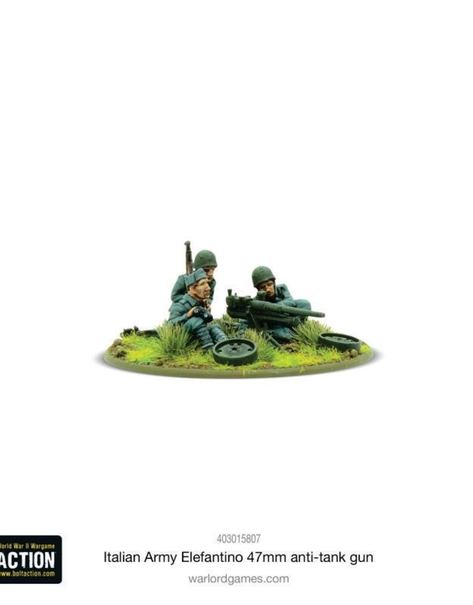 Bolt Action Italian Army Elefantino 47mm Anti-Tank Gun