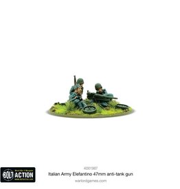 Bolt Action Italian Army Elefantino 47mm Anti-Tank Gun