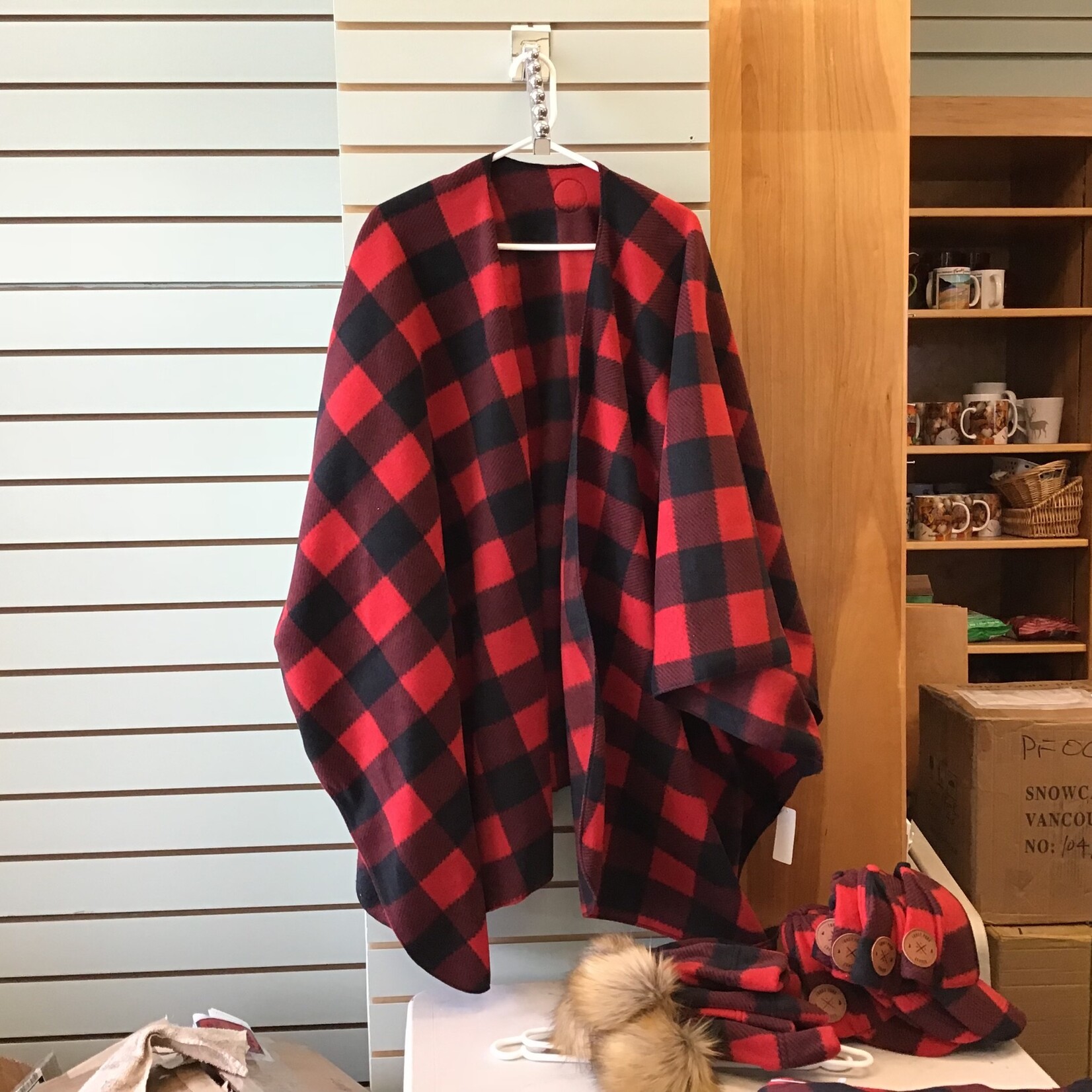 Albert County Plaid Cape