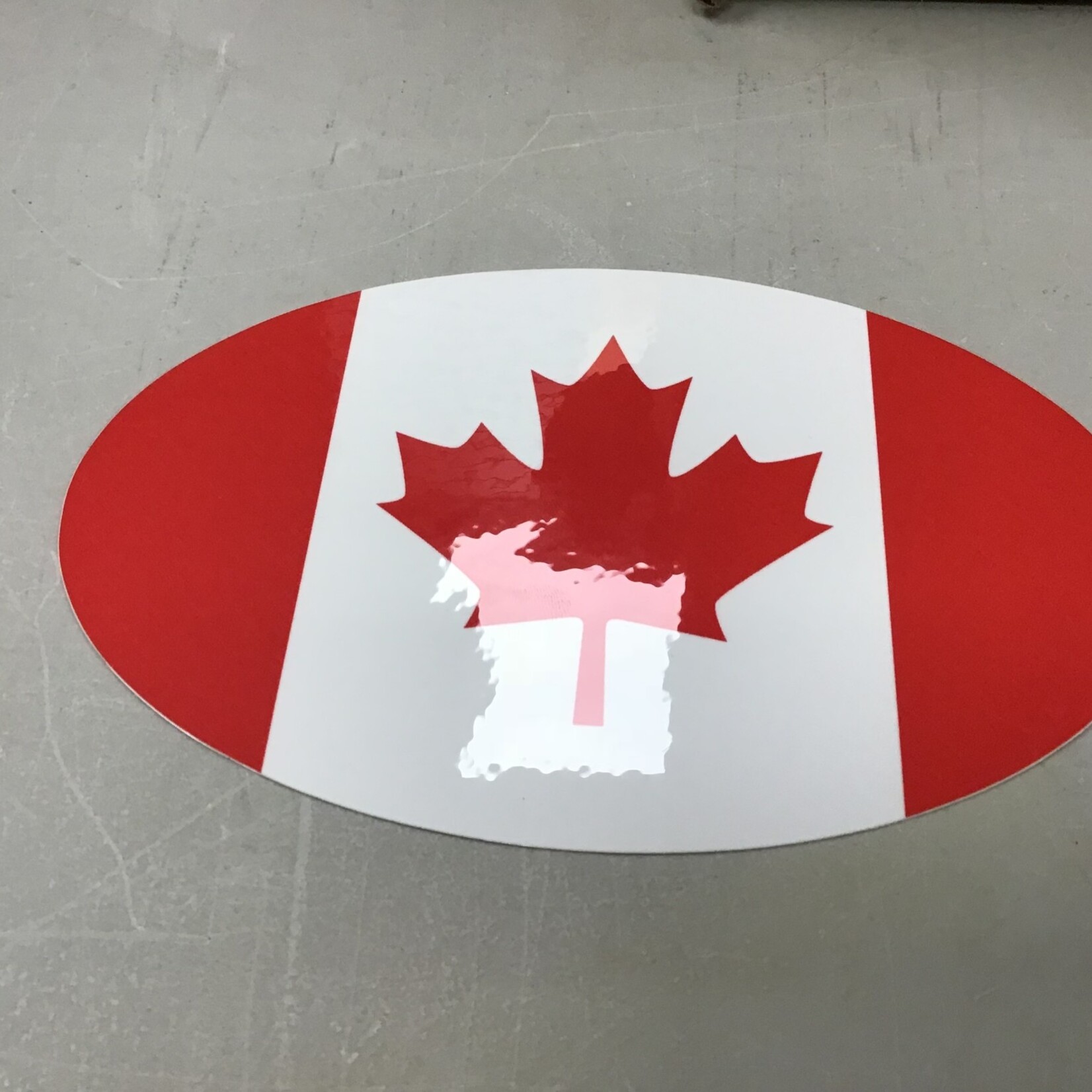 Euro Sticker Canada Flag