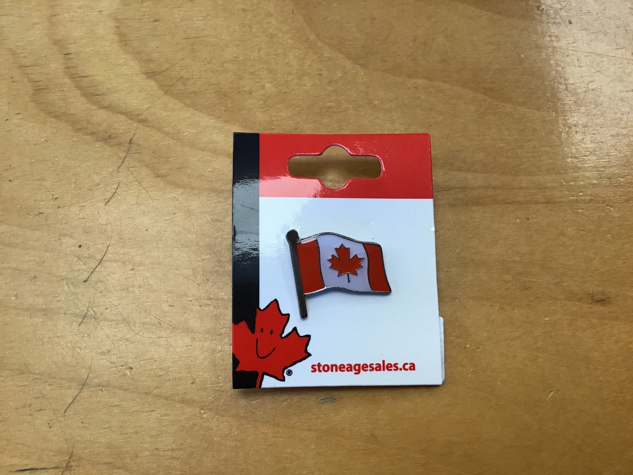 Lapel Pin Small Canada Flag Waving