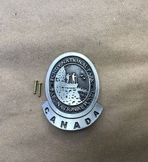 Hiking/Walking Stick Medallion Pewter FNP