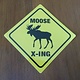 Moose X-ing Sticker