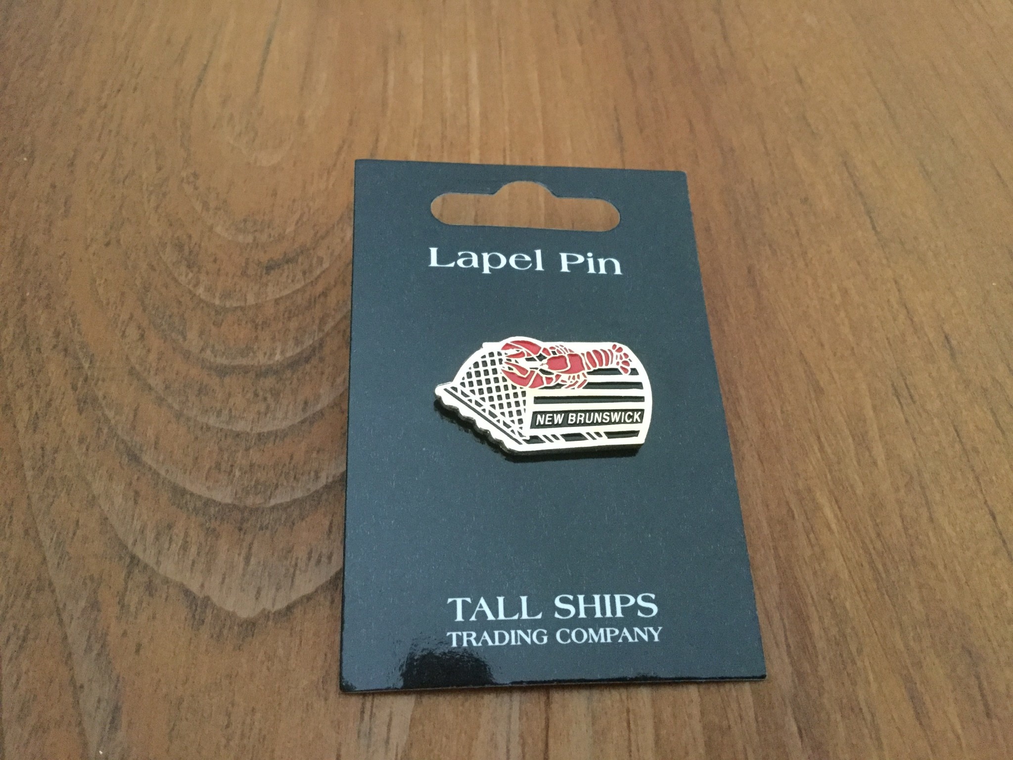 Lapel Pin Lobster on Trap