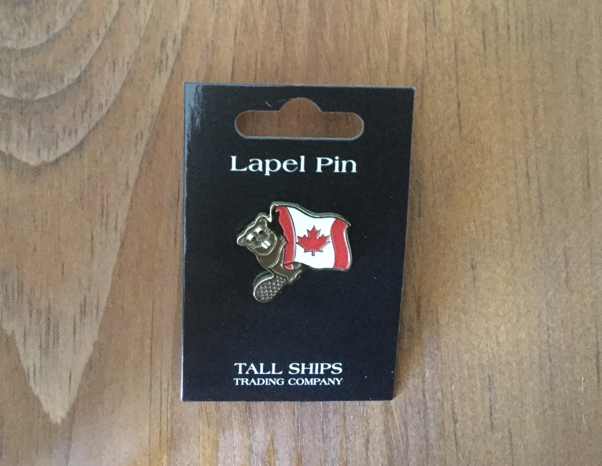 Lapel Pin Beaver w/ Canada Flag
