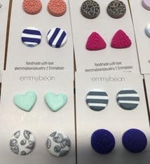Handcrafted locally Emmybean Earrings