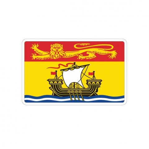 Patch New Brunswick Flag Lg