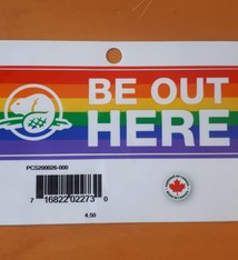 Sticker Parks Canada Pride English