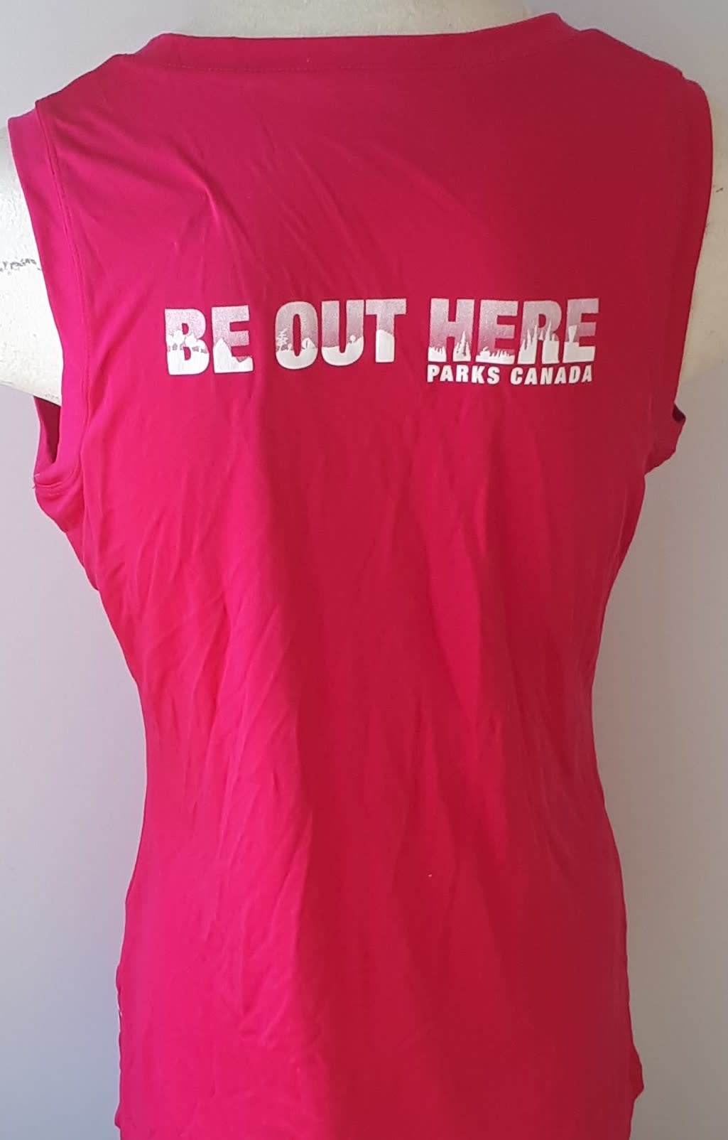 Ladies Tank "Be Out Here" Parks Canada  (French and English)