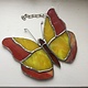Stained Glass Full Butterfly