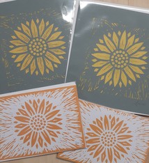 100% goes to relief efforts! Ukraine Sunflower Litho Print