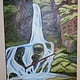 Card Dickson Falls Print by Corrie Ballantyne