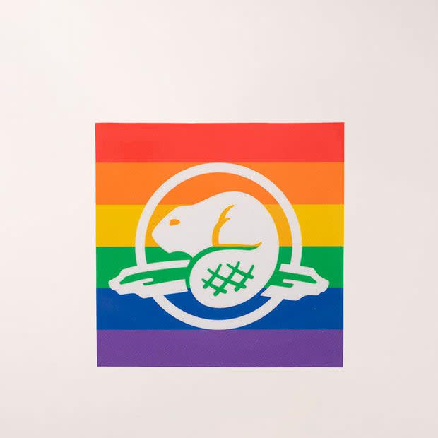 Sticker Parks Canada Pride Beaver