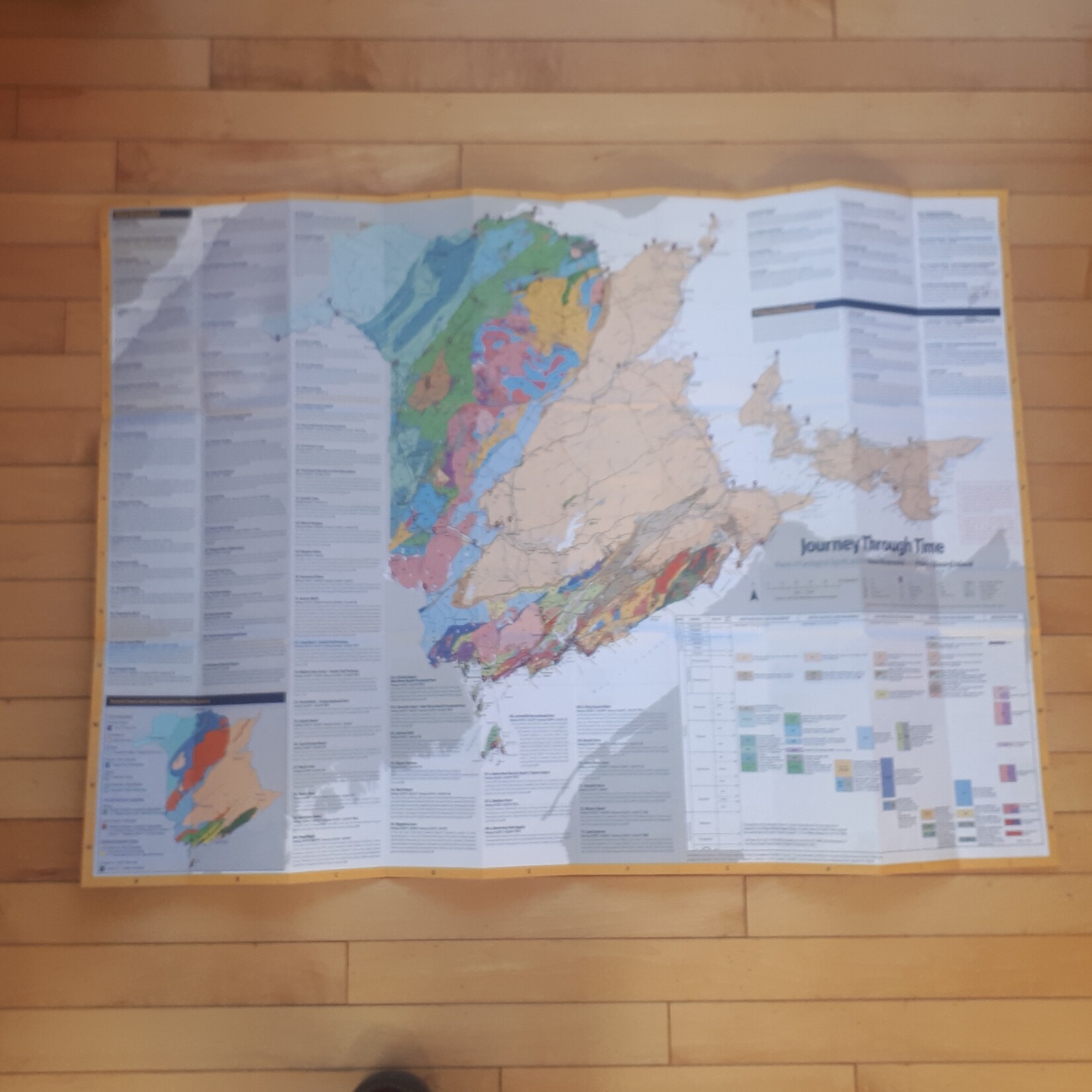 JOURNEY THROUGH TIME - GEOLOGICAL MAP