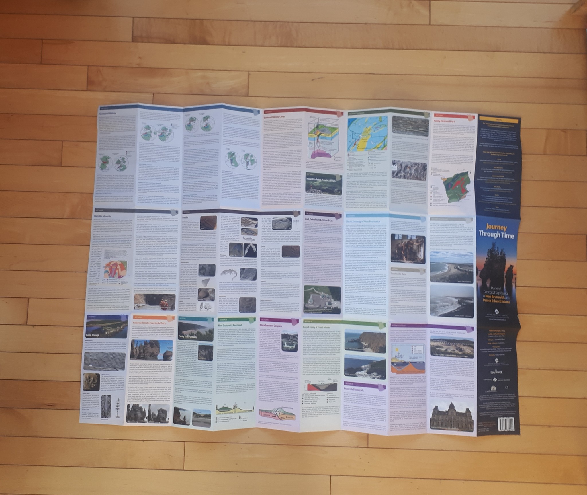 JOURNEY THROUGH TIME - GEOLOGICAL MAP