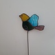 Stained Glass Planter Stake