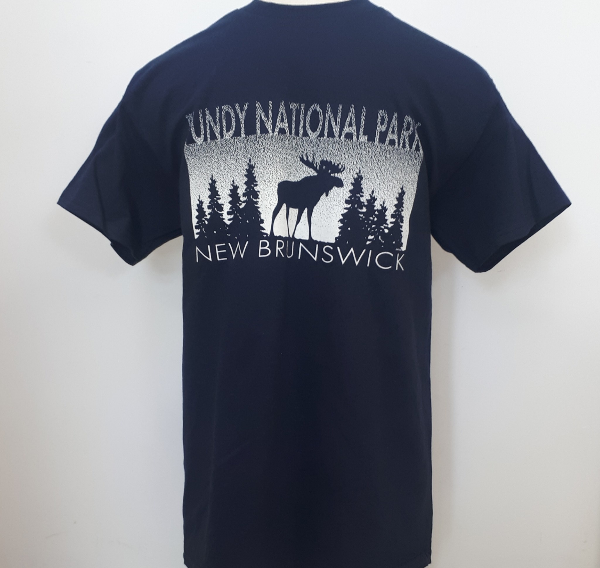 Adt T-Shirt Snow Globe Moose