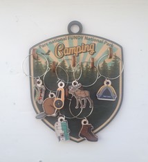 Wood Charm Set