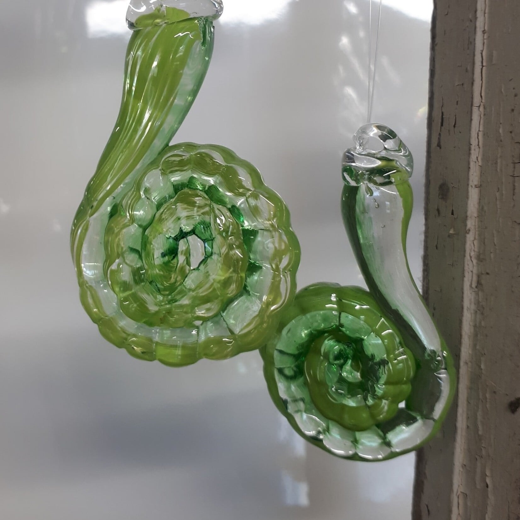 Glass Roots Fiddlehead Ornament