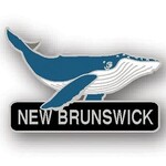 Lapel Pin New Brunswick Whale