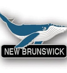 Lapel Pin New Brunswick Whale