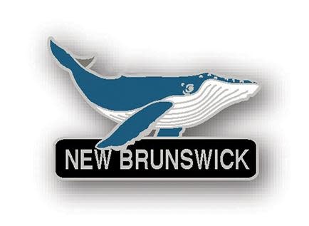 Lapel Pin New Brunswick Whale
