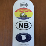 Sticker New Brunswick Euro Trio