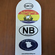 Sticker New Brunswick Euro Trio